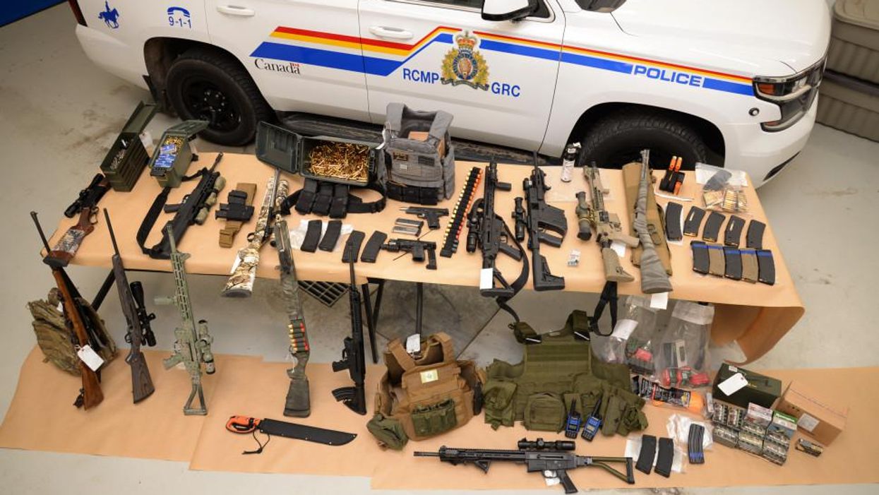 11 People Have Been Arrested At Alberta's Coutts Border Crossing & Lots Of Guns Were Seized