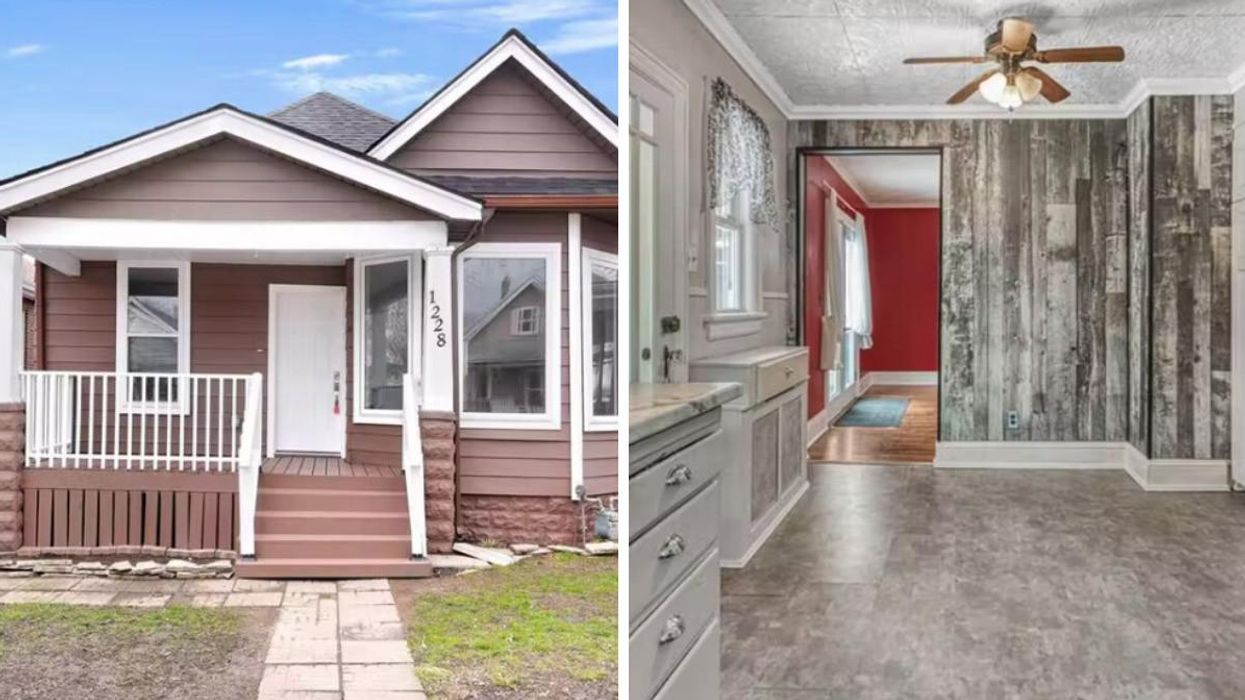 1228 Hickory Rd., Windsor, ON. Right: 378 Victoria St., Greater Sudbury, ON