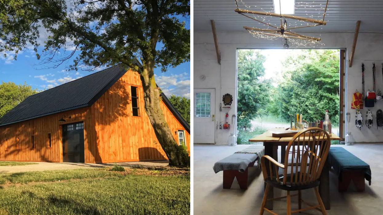 14th Homestead Barn Loft. Right: Freija Forest Loft.