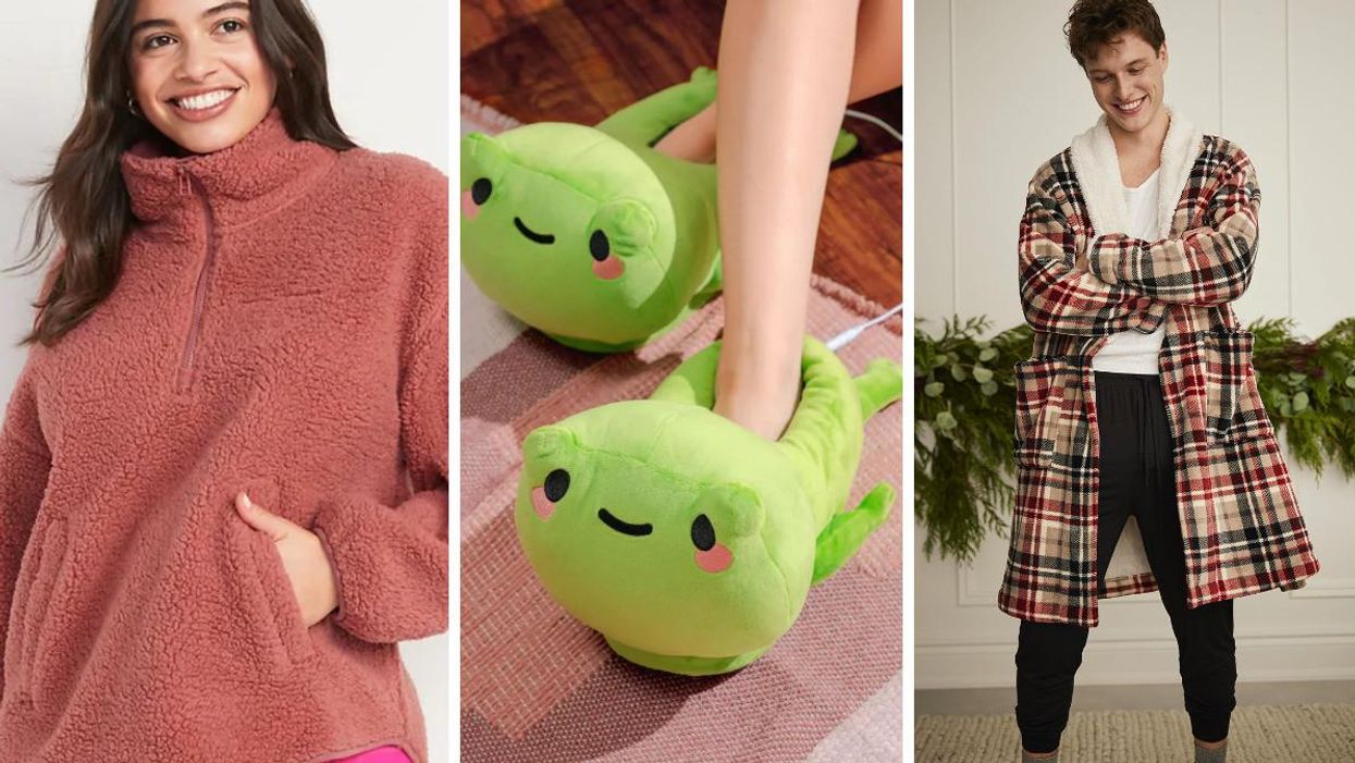 15 Pieces Of Cozy Fleece Clothing That'll Keep You From Freezing Your Butt Off