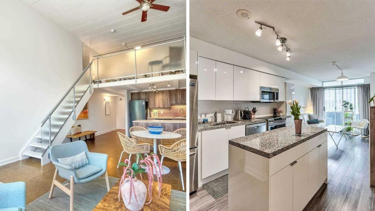 160 Baldwin St., Unit 201. Right: 21 Nelson St, Unit 302.