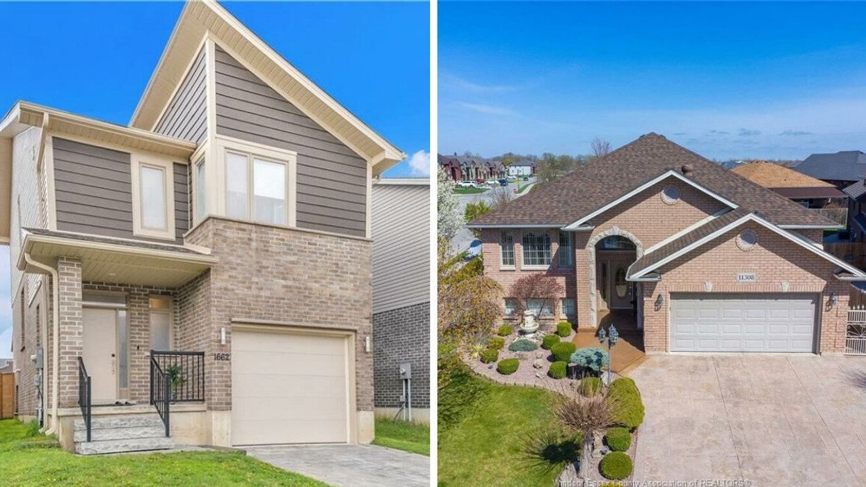 1662 Valhalla Street London, ON. Right: 11308 Terra Court Windsor, ON.