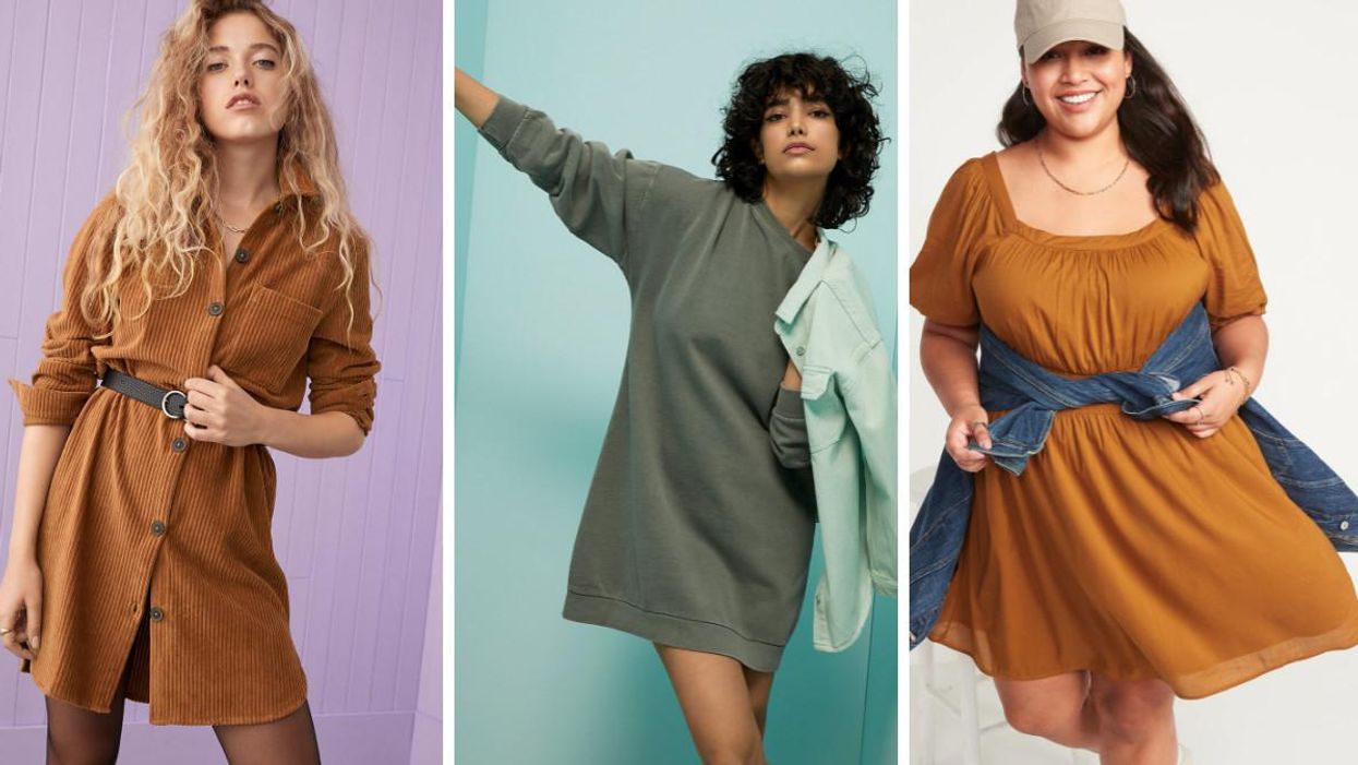 18 Fall Dresses Under $50 That'll Keep Canadians Cute & Cozy All Season Long
