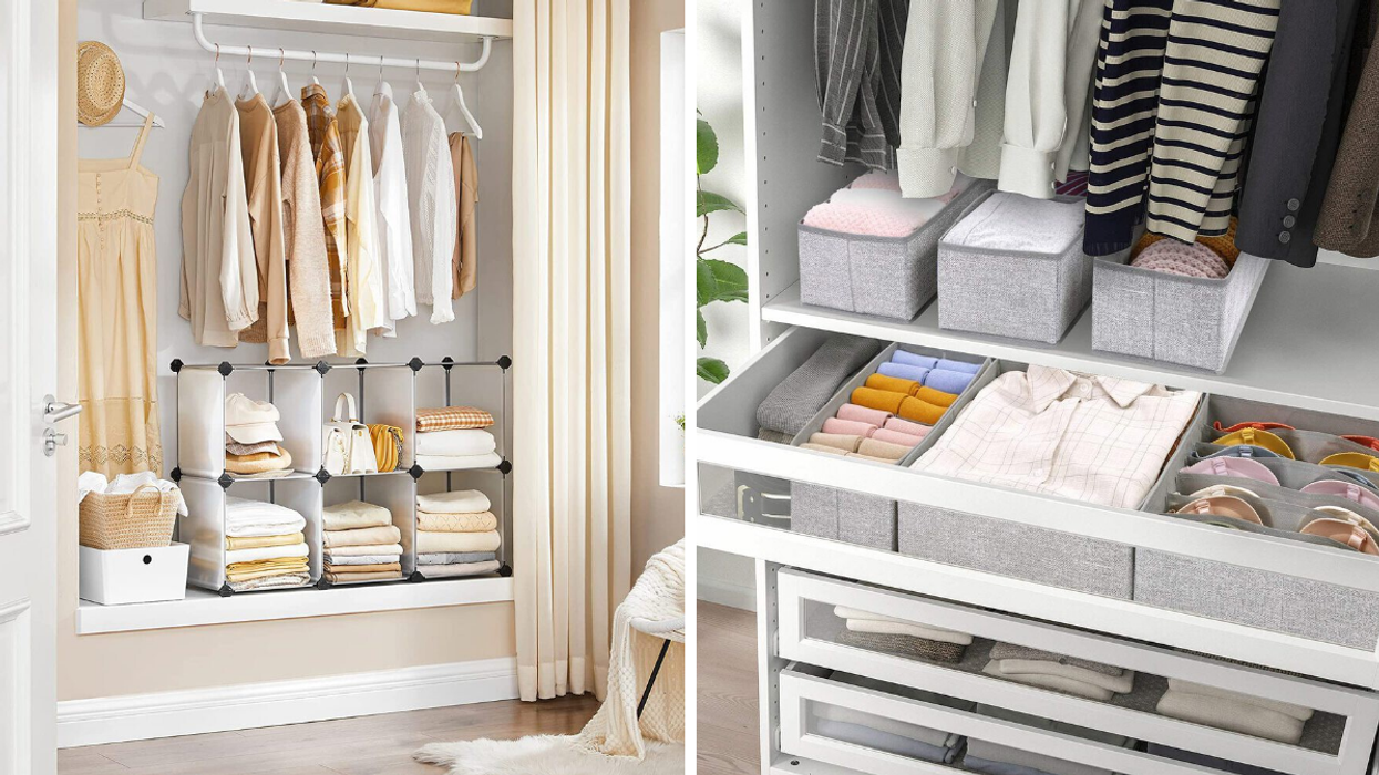 19 Space-Saving Items To Organize Your Closet If You Have Too Many Damn  Clothes - Narcity