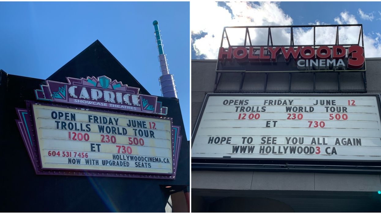 4 BC Movie Theatres Are Reopening Again This Friday & Movies Are Only $5