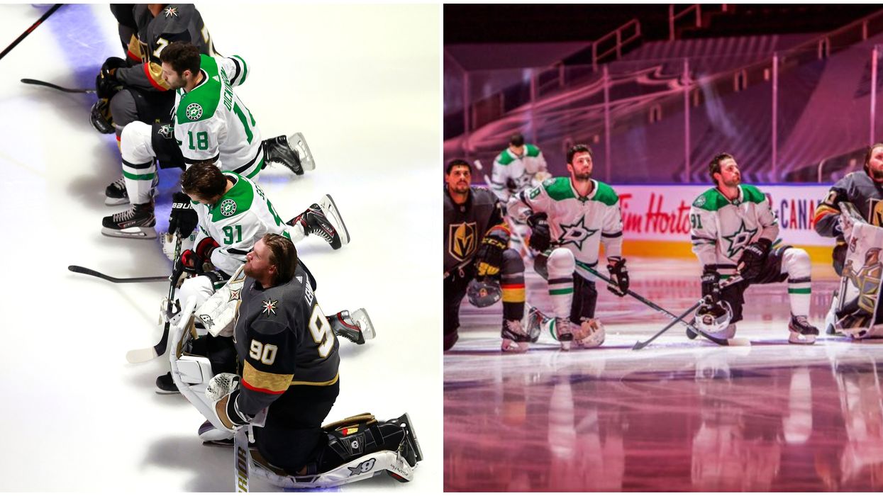4 NHL Players Took A Knee During The Canadian National Anthem In Support Of BLM (PHOTOS)