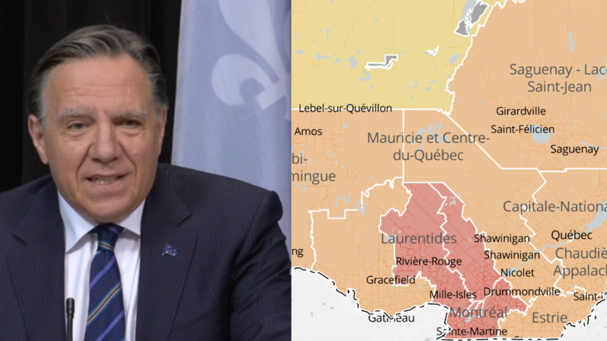 5 régions en zone orange au Québec sont « sous haute surveillance »