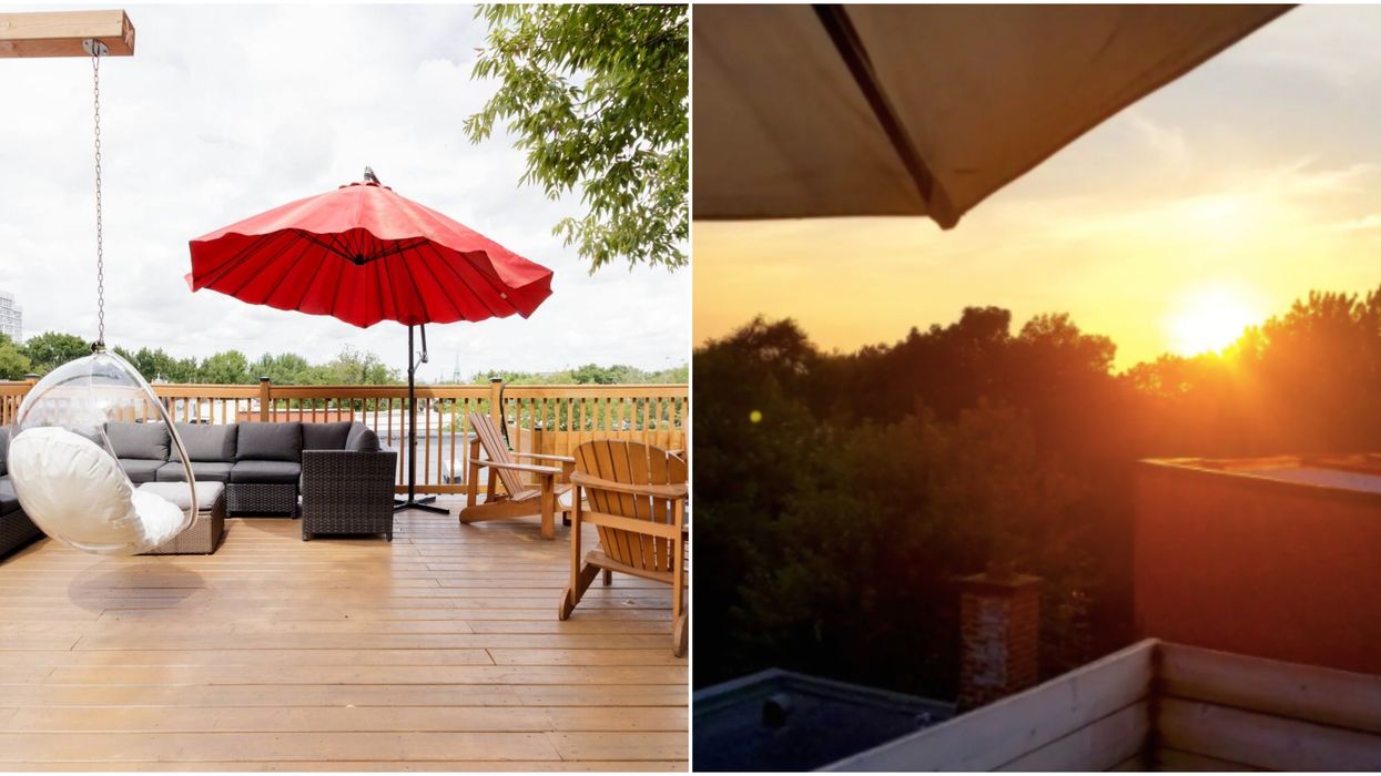 6 Airbnb avec des terrasses uniques à Montréal où admirer le coucher du soleil cet été