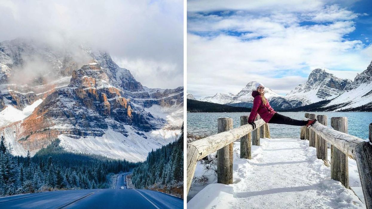 7 Magical Drives In Canada That Give You Stunning Winter Views From Your Car