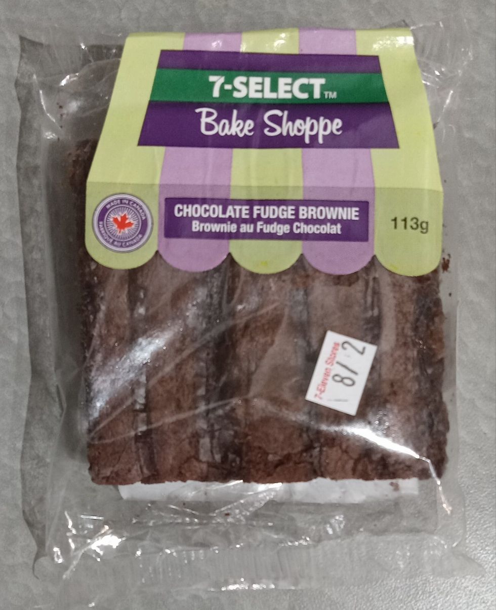 7-Select Bake Shoppe Chocolate fudge brownie, 113 g.