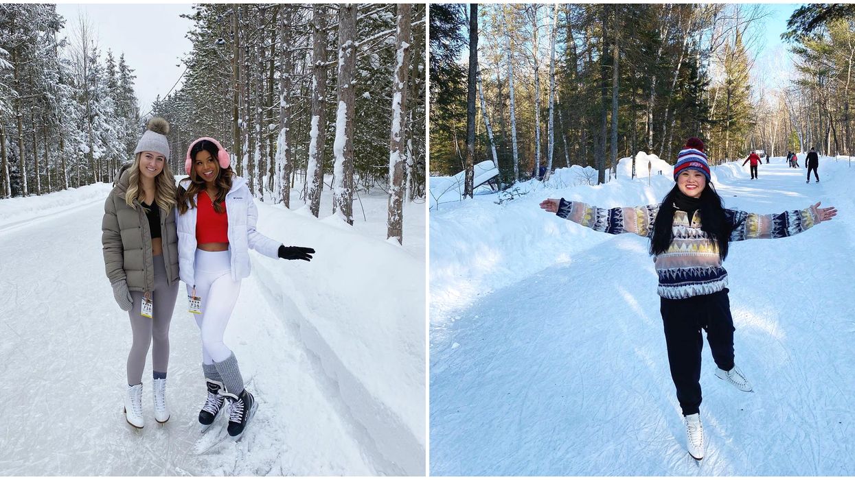 7 Skating Trails In Ontario Where You Can Glide Through A Winter Wonderland