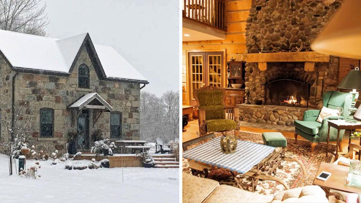 7 Winter Airbnbs In Ontario That Have 'The Holiday' Vibes & Are Just Missing Jude Law