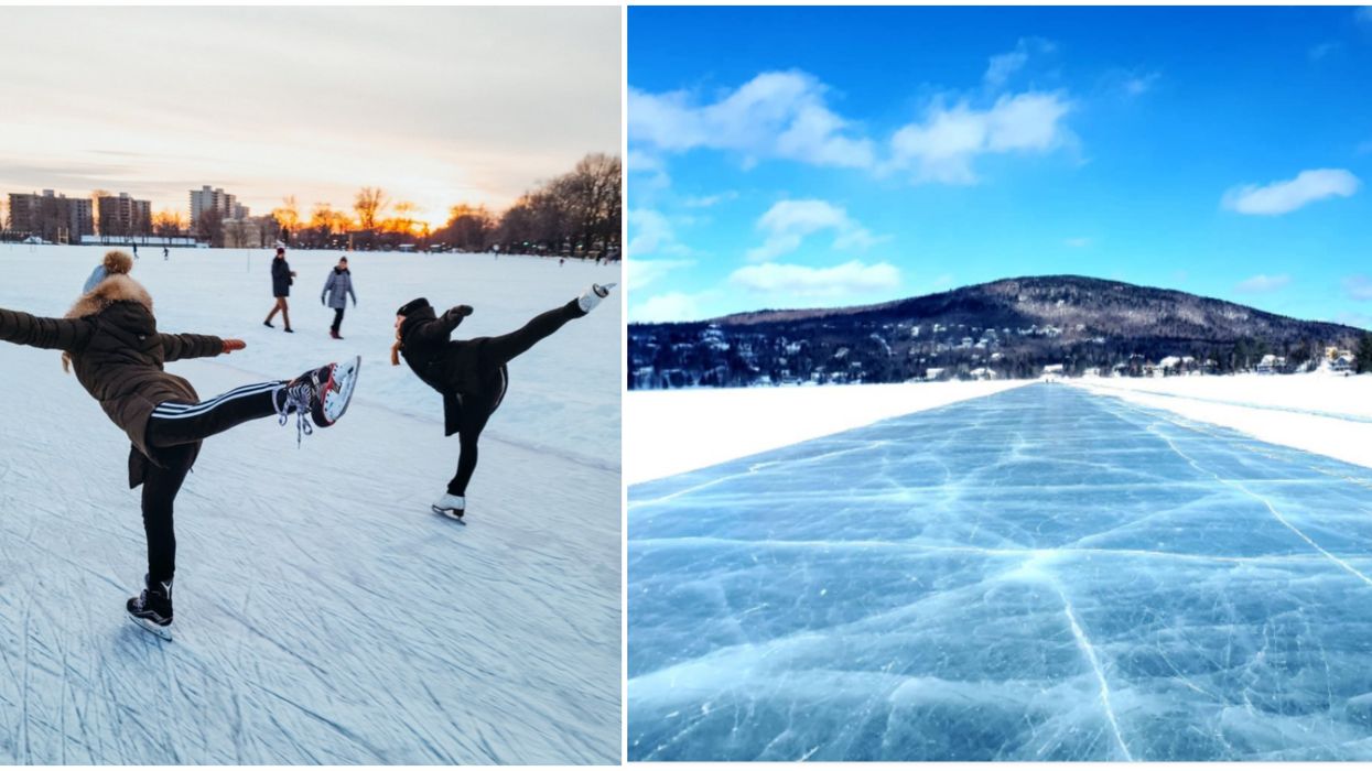 8 jolies patinoires à Québec pour faire changement de la Place d'Youville