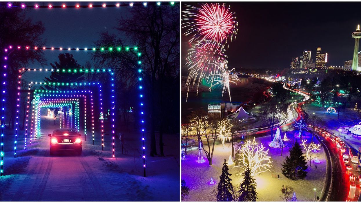 9 Drive-Thru Christmas Light Festivals Near Toronto That You Can Enjoy From Your Car