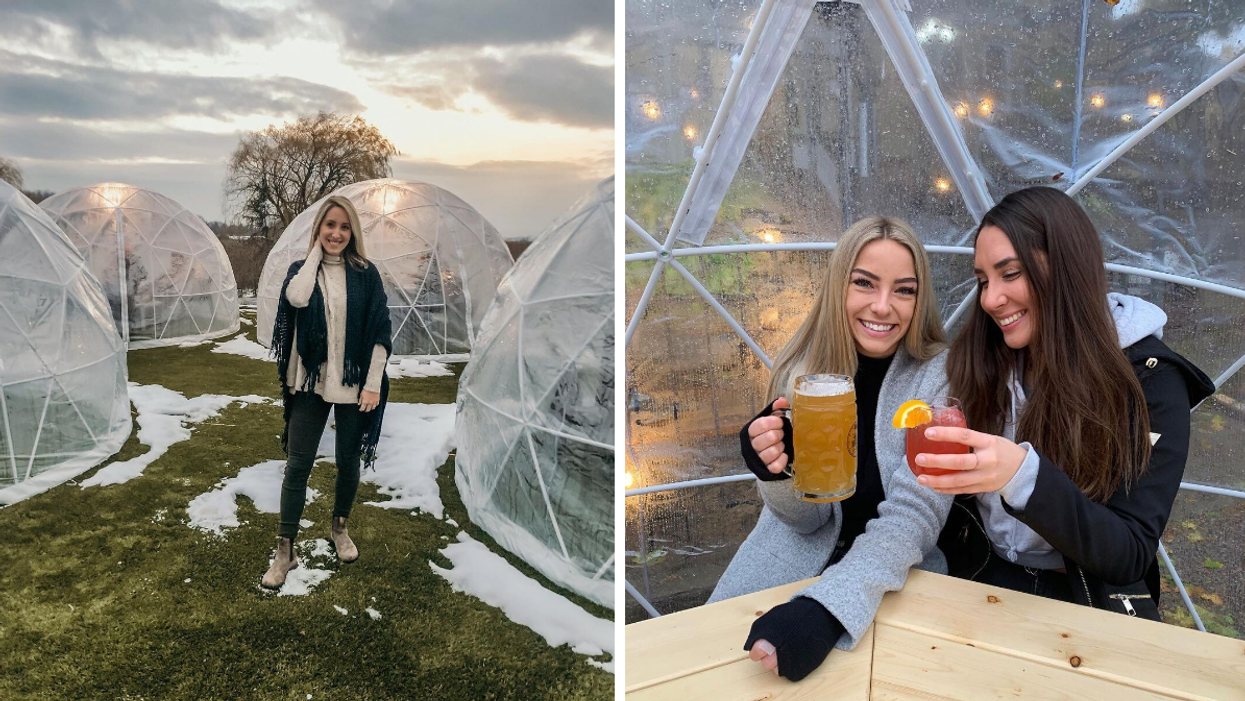 9 Spots in Ontario Where You Can Have A Romantic Winter Dinner In A Private Snow Globe