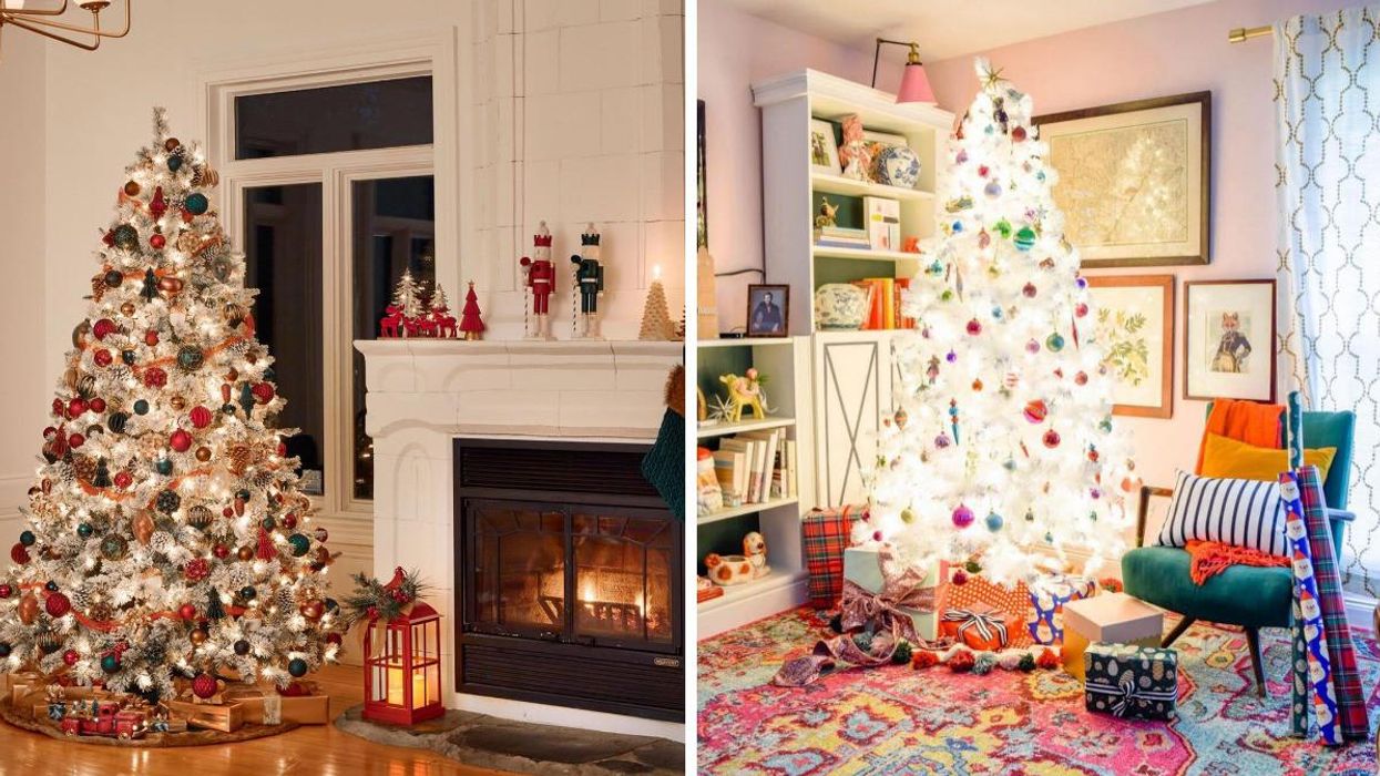 9 White Christmas Trees You Can Buy In Canada & Have The Most Stylish Holiday Ever