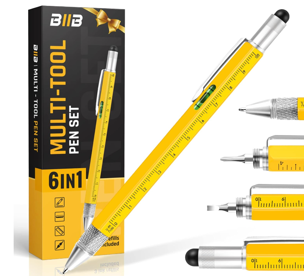 A 6-in-1 multi tool pen.