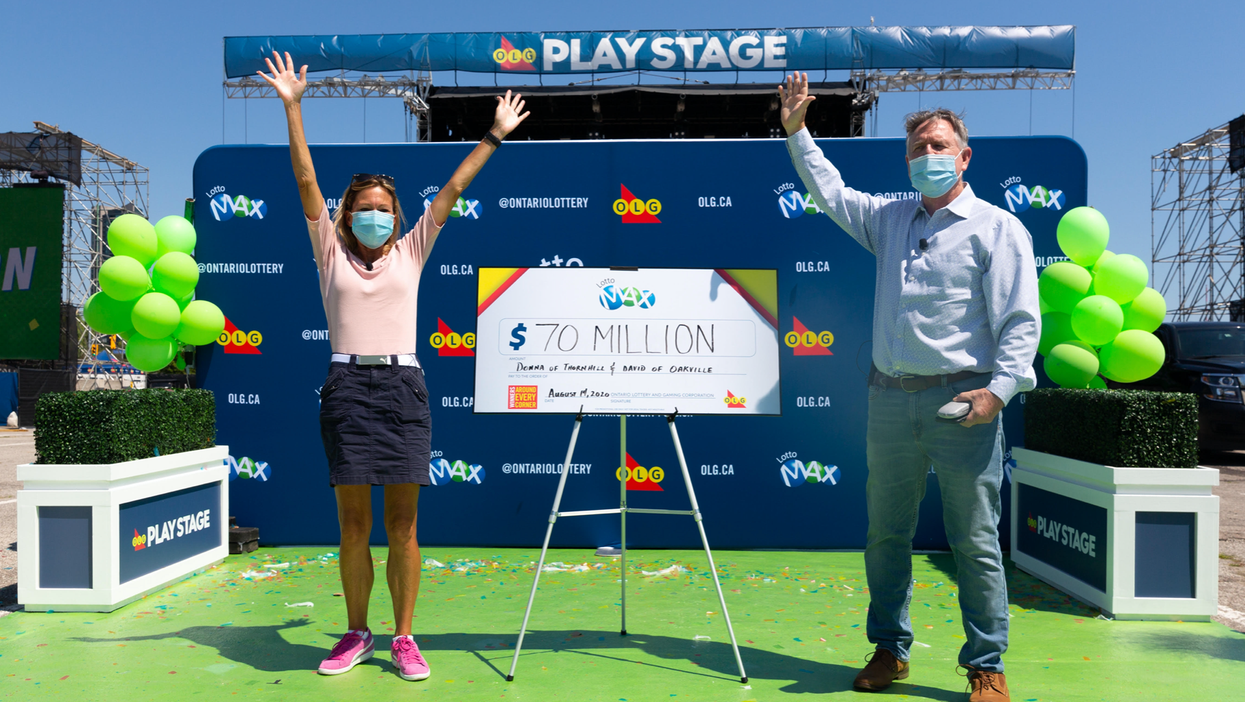 A $70 Million Lotto Max Win For Two Toronto-Area Friends Came From A Free Play Ticket