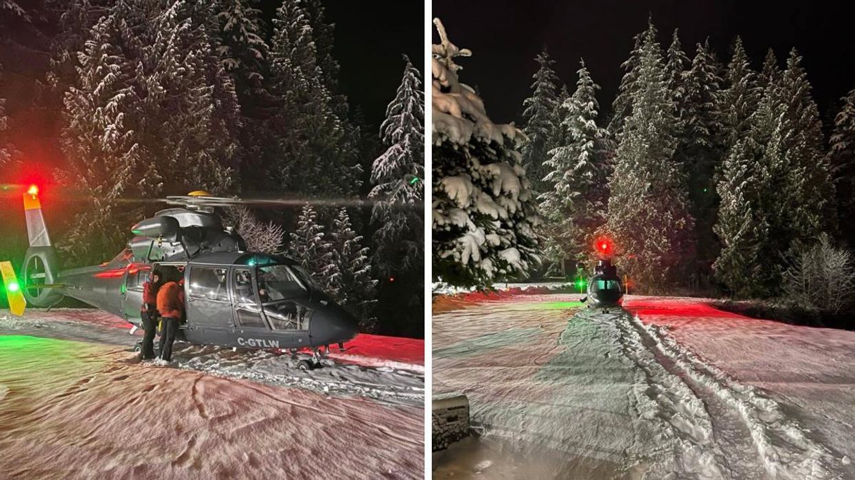 A Backcountry Skier Got Lost Overnight On A BC Mountain In Dangerous Conditions