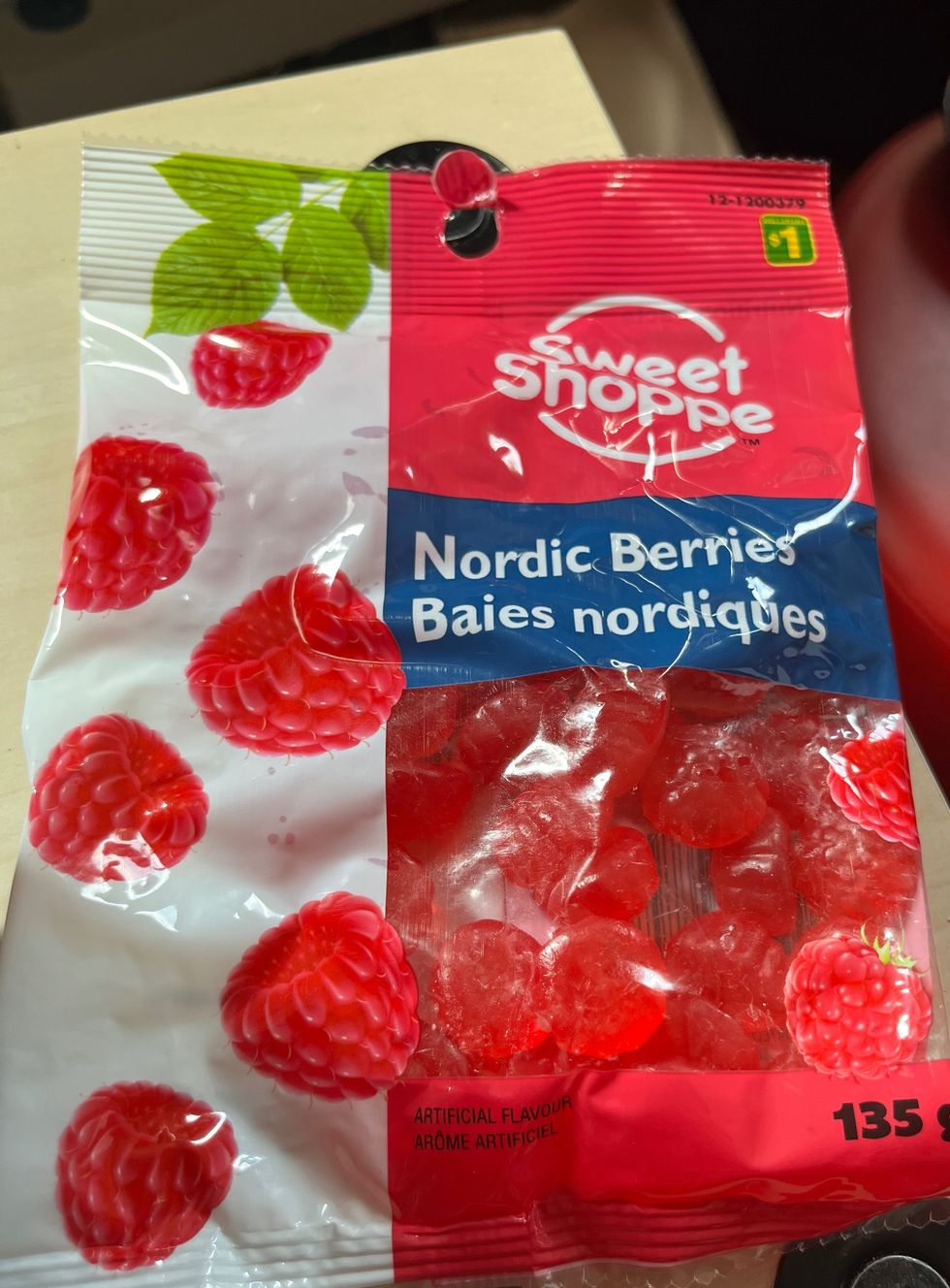 A bag of Nordic Berries.