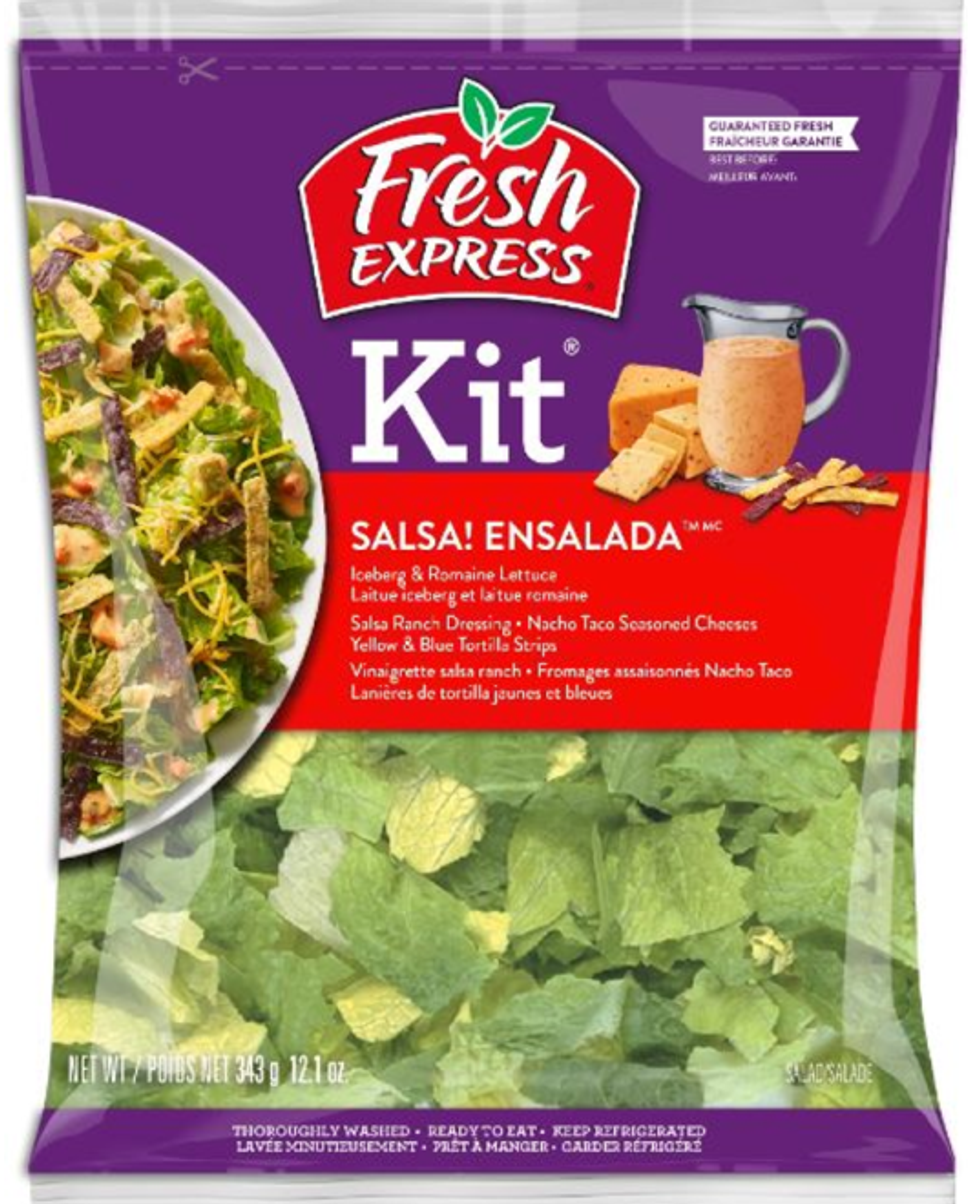 A bag of salad.