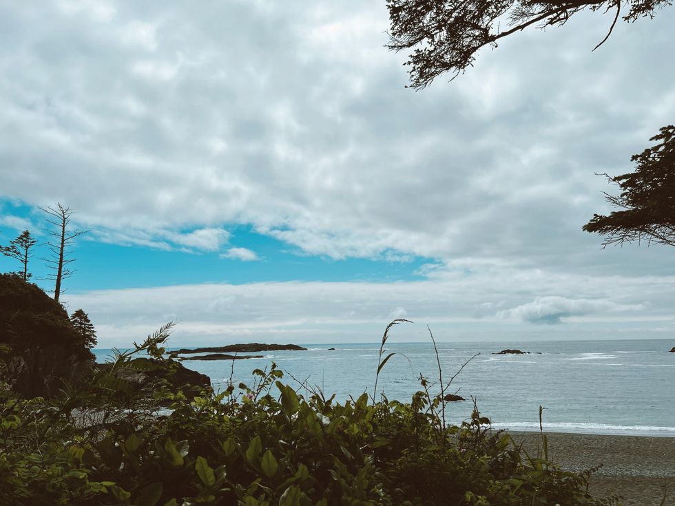 A beach in Ucluelet, B.C.