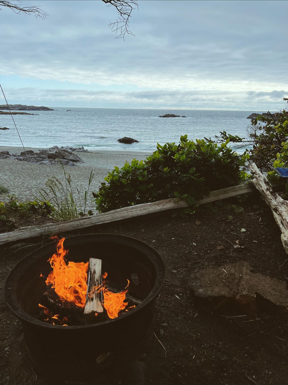 A beach in Ucluelet, B.C.