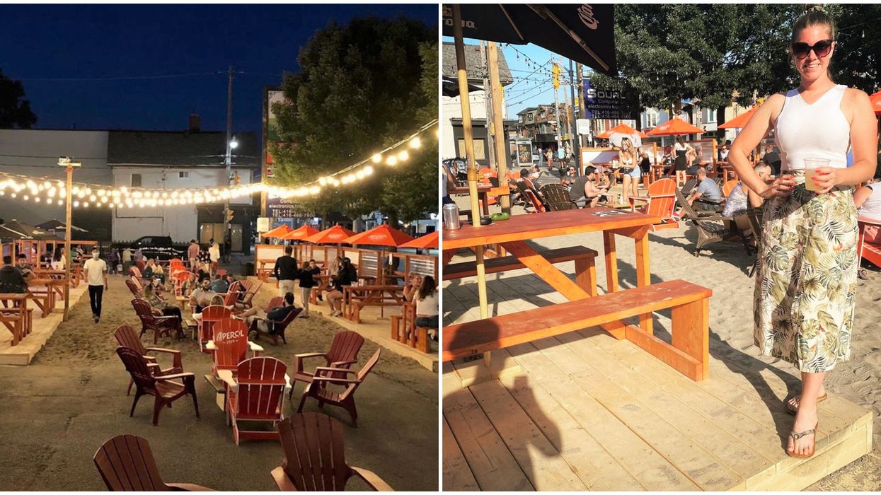 A Beach-Themed Toronto Patio Has Sprung Up In The City For The Rest Of Summer