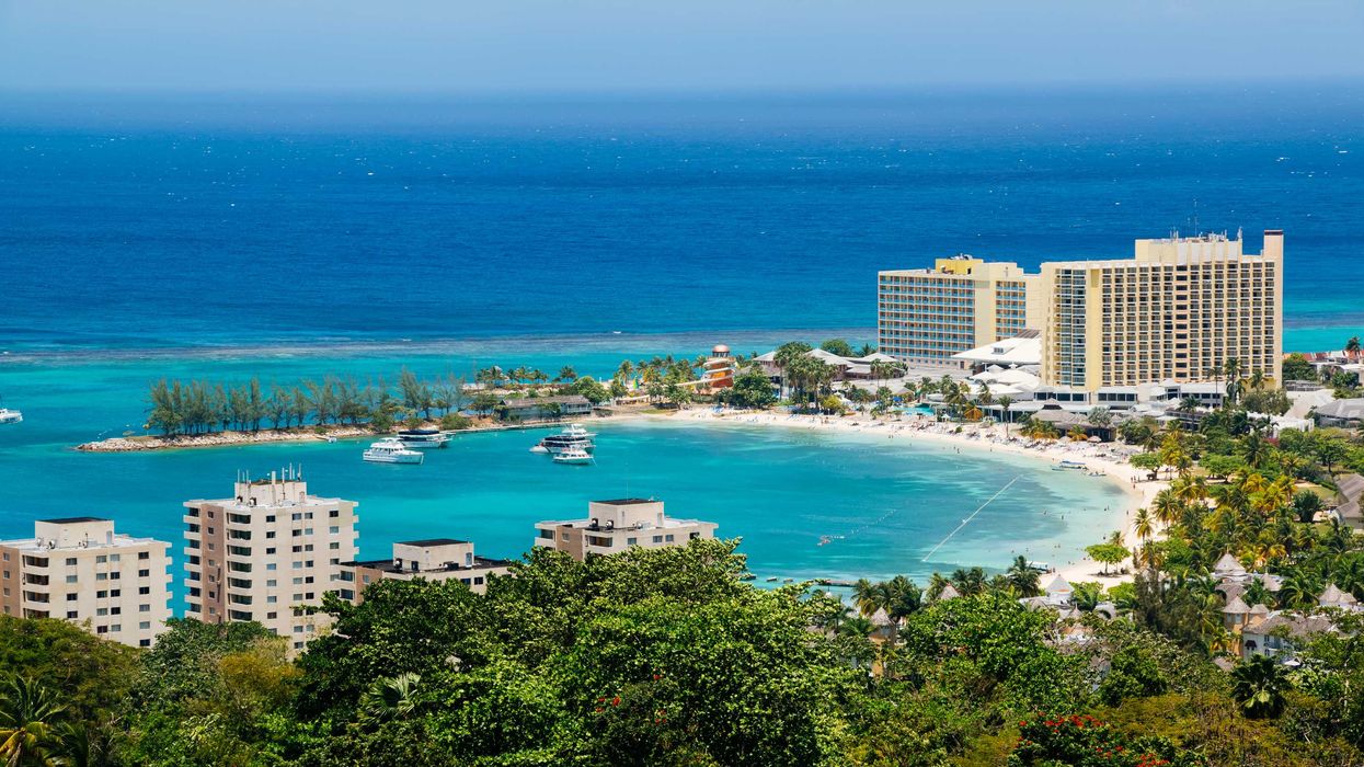 A beachfront vacation resort in Jamaica.