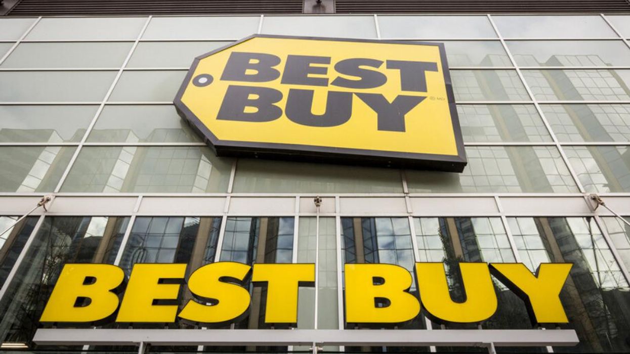 A Best Buy store.