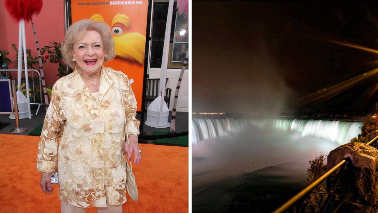 A Betty White Tribute Is Happening In Niagara Tonight & The Falls Will Light Up In White