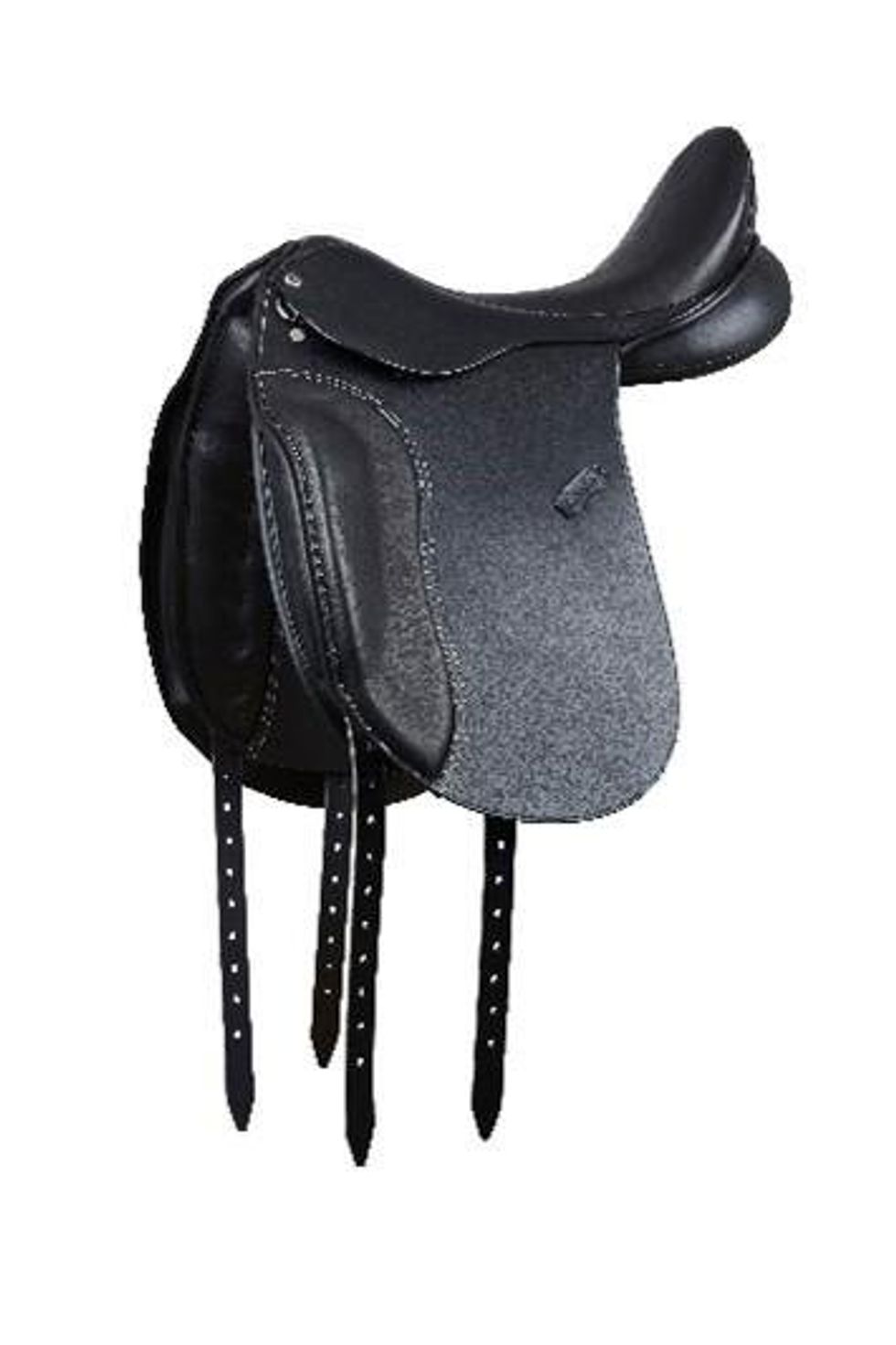 A black saddle.