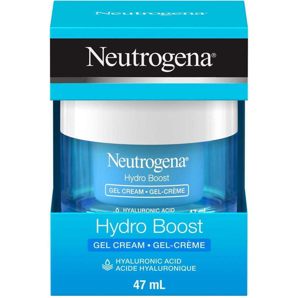 A blue package of Neutrogena Hydro Boost Gel Cream, 47 mL.