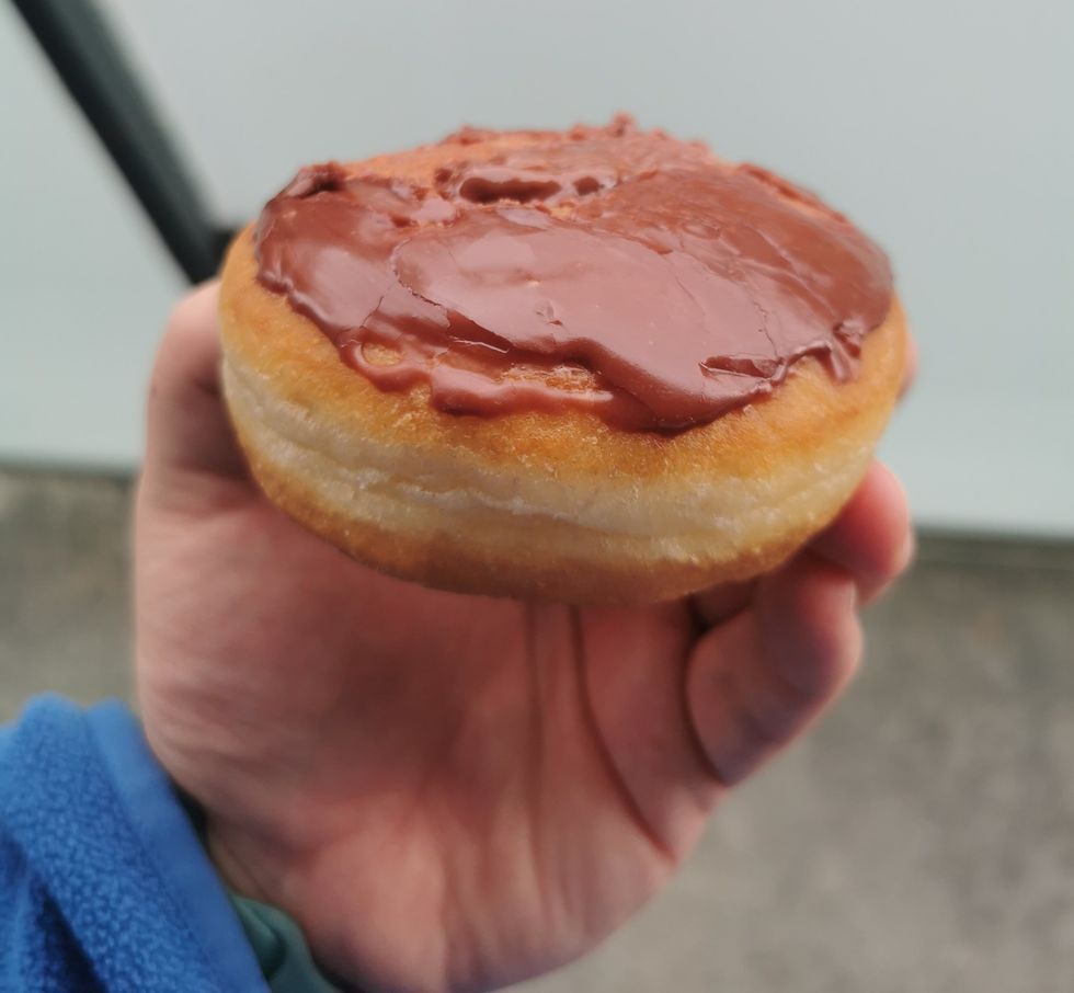 A Boston Cream from Tim Hortons.