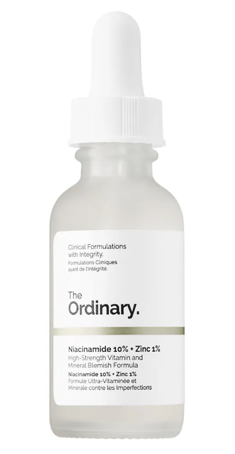 A bottle of serum by The Ordinary.