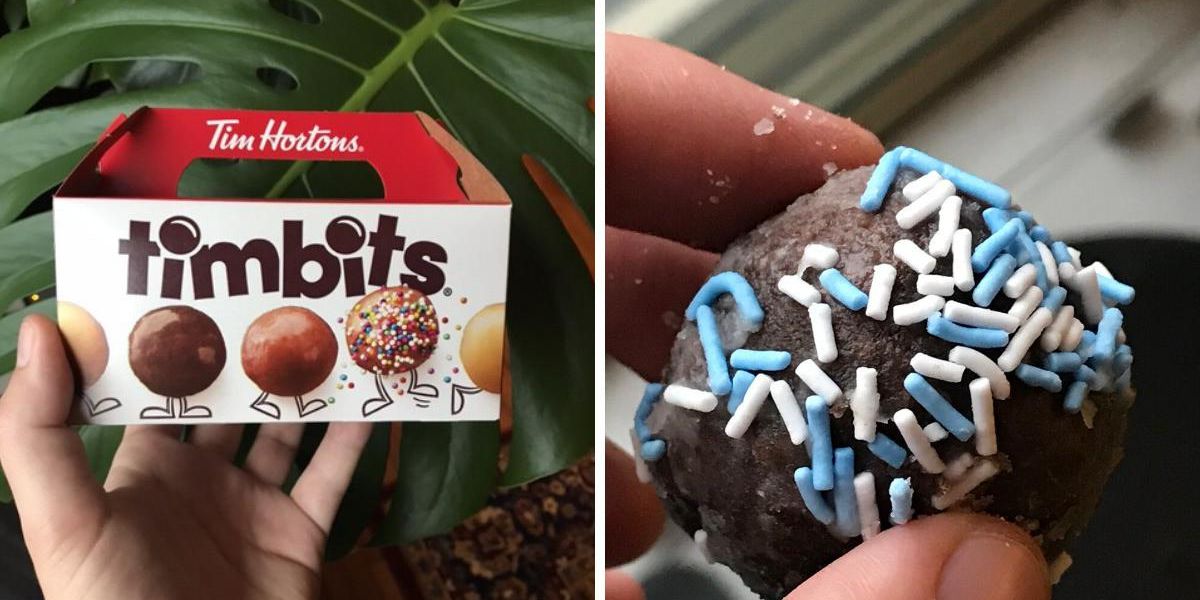 Timbit Drink I Tried Tim Hortons' New Maple Leafs Timbit & Yikes It Tastes As Bad As ...