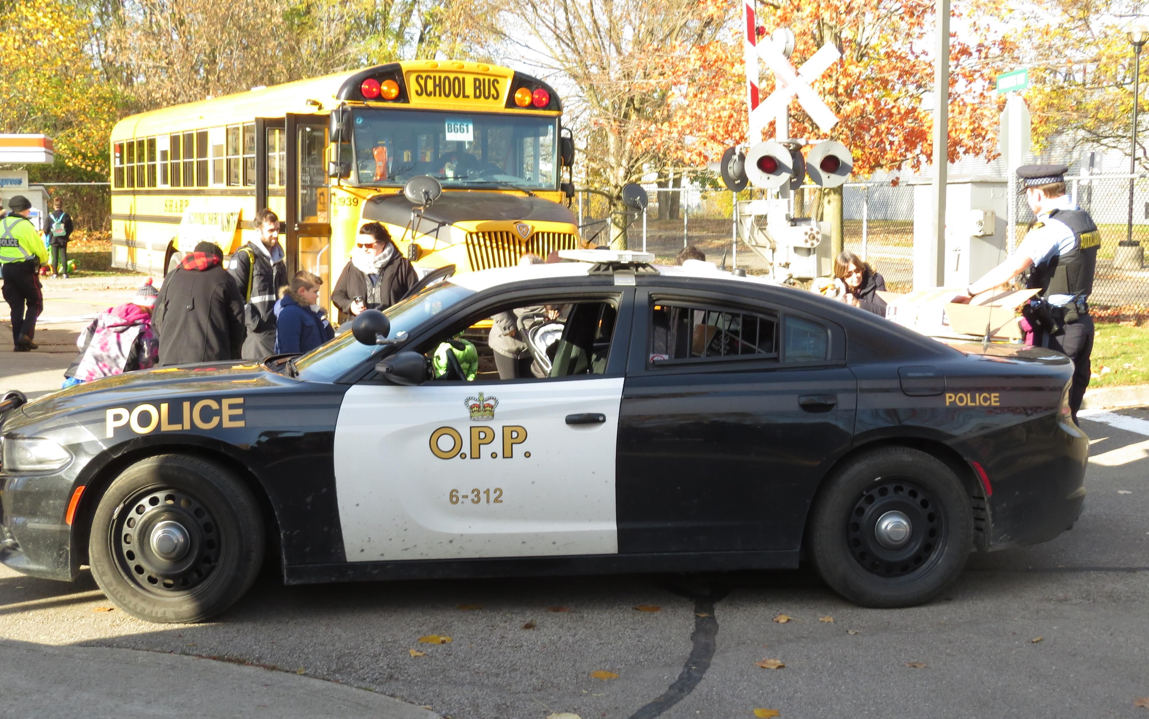 A Brant County OPP vehicle.