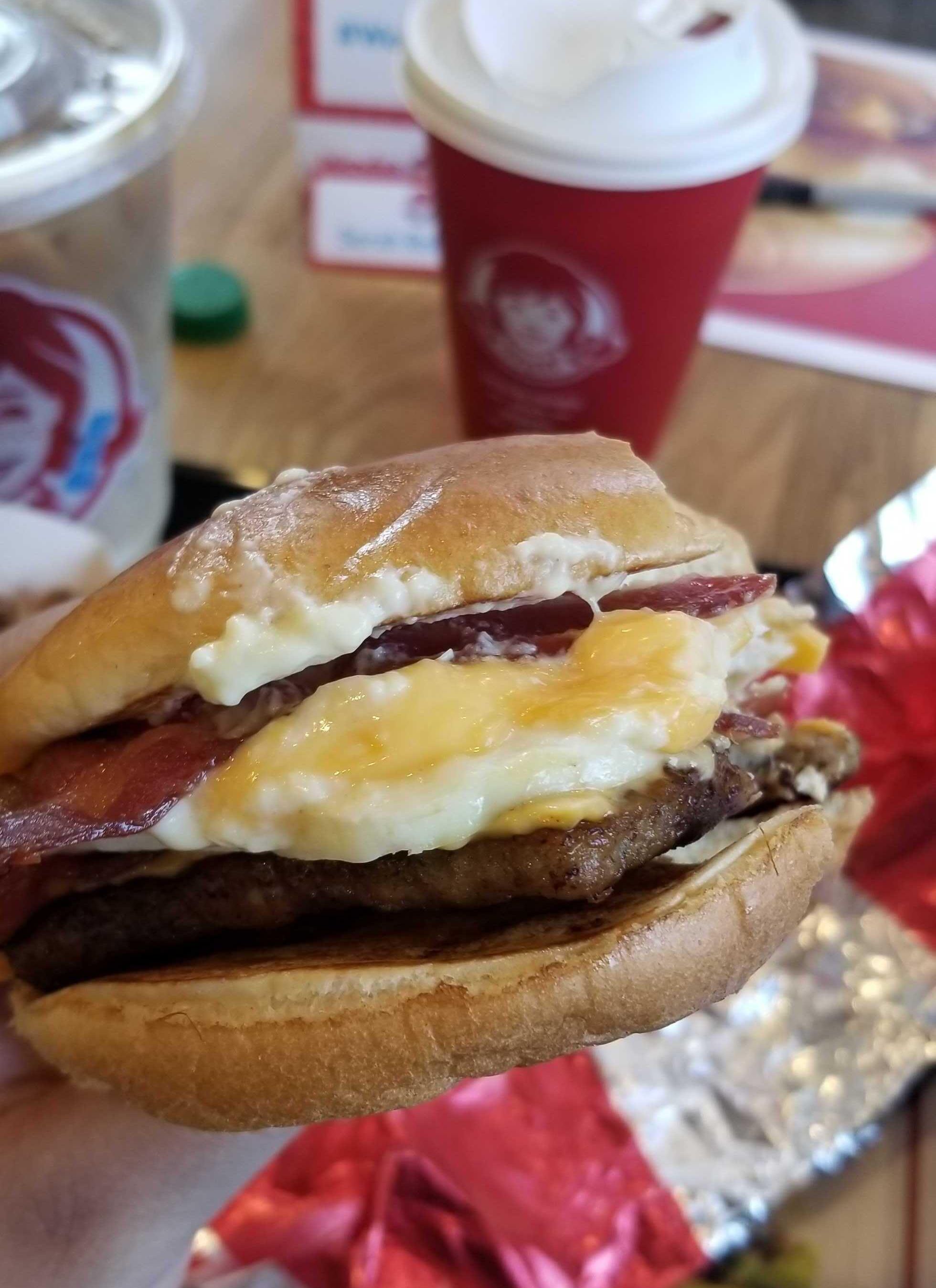 A Breakfast Baconator.