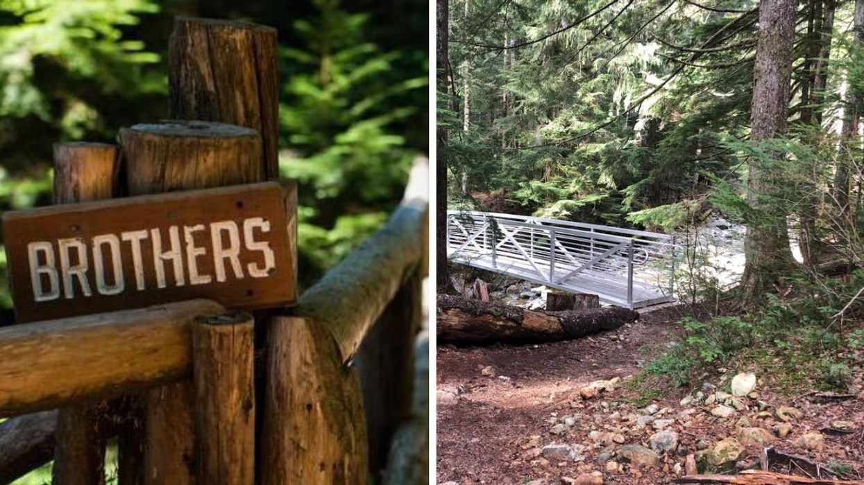 A Bridge In BC Mysteriously Disappeared & Now A New One Was Just Helicopter Lifted In