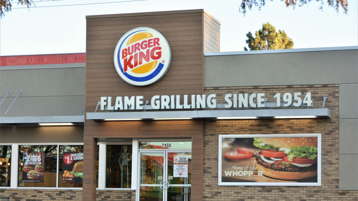 A Burger King restaurant.