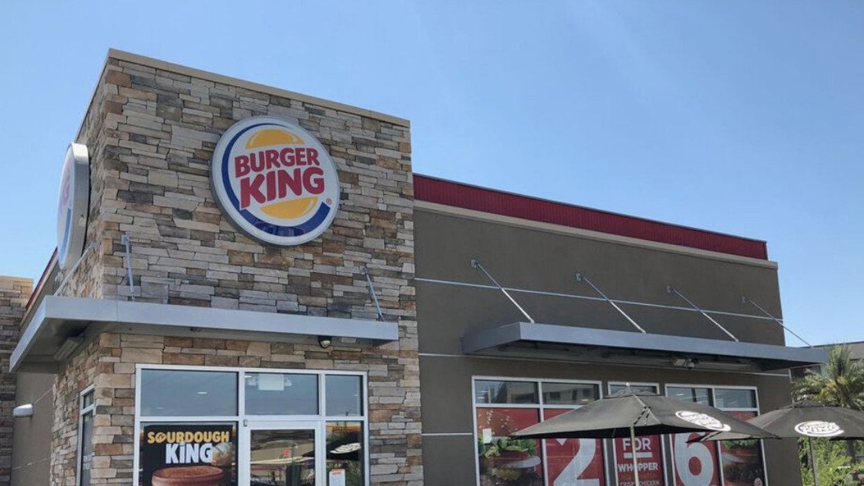 A Burger King with a modern look.
