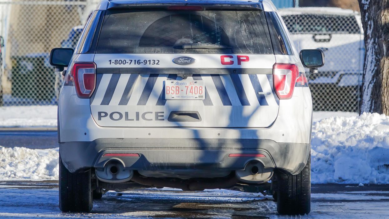 A Calgary police car.