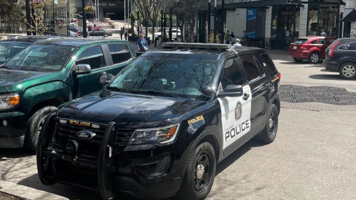 A Calgary Police vehicle.