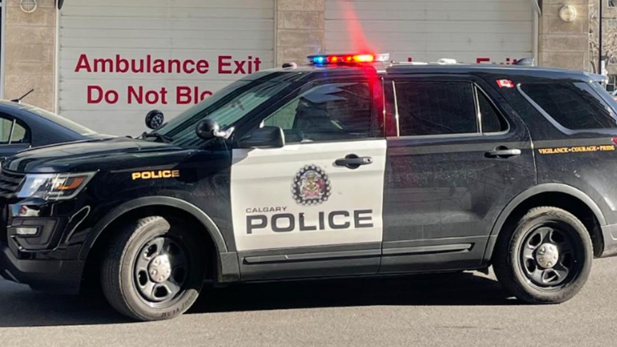 A Calgary Police vehicle.