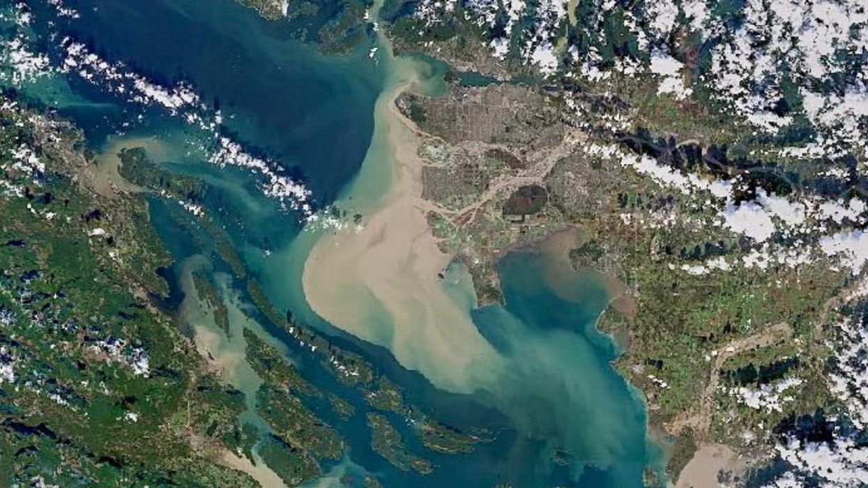 A Canadian Astronaut Shared A NASA Photo Showing The BC Floods All The Way From Space