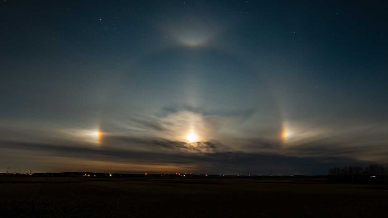 A Canadian Just Captured What Looks Like A Halo In The Sky