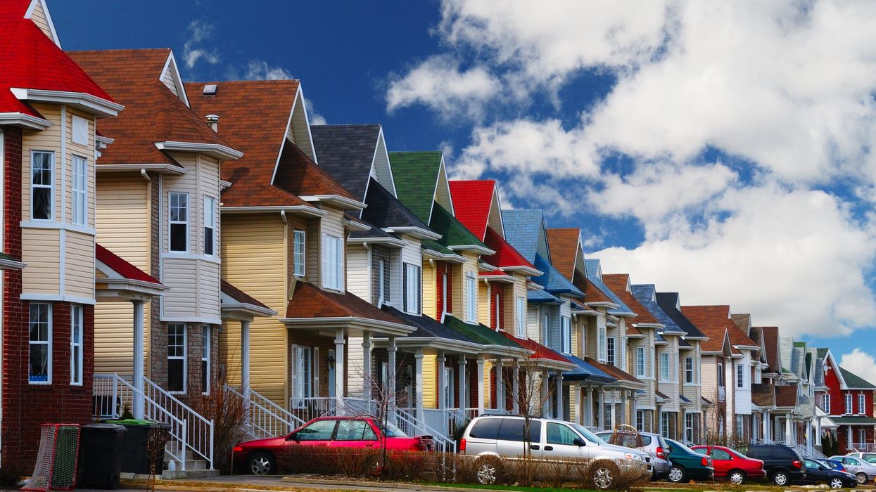 A Canadian neighbourhood.