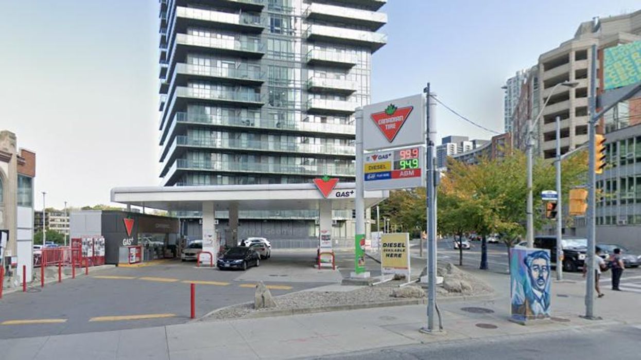 A Canadian Tire gas station