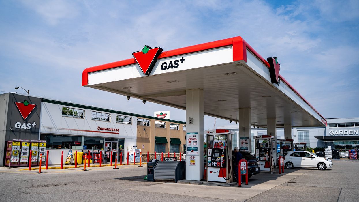 A Canadian Tire gas station.