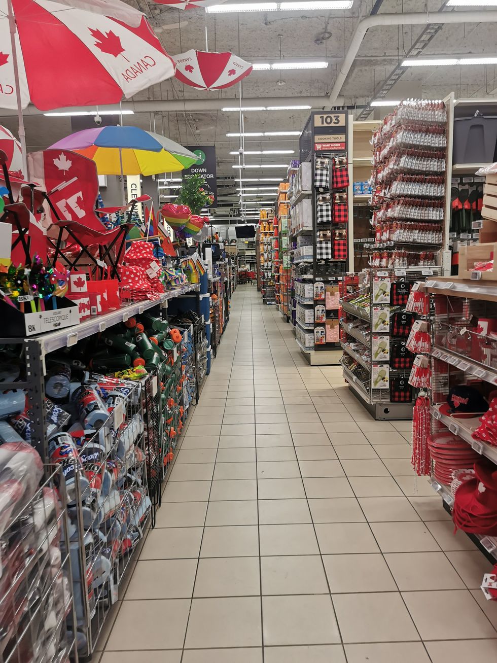 A Canadian Tire store.